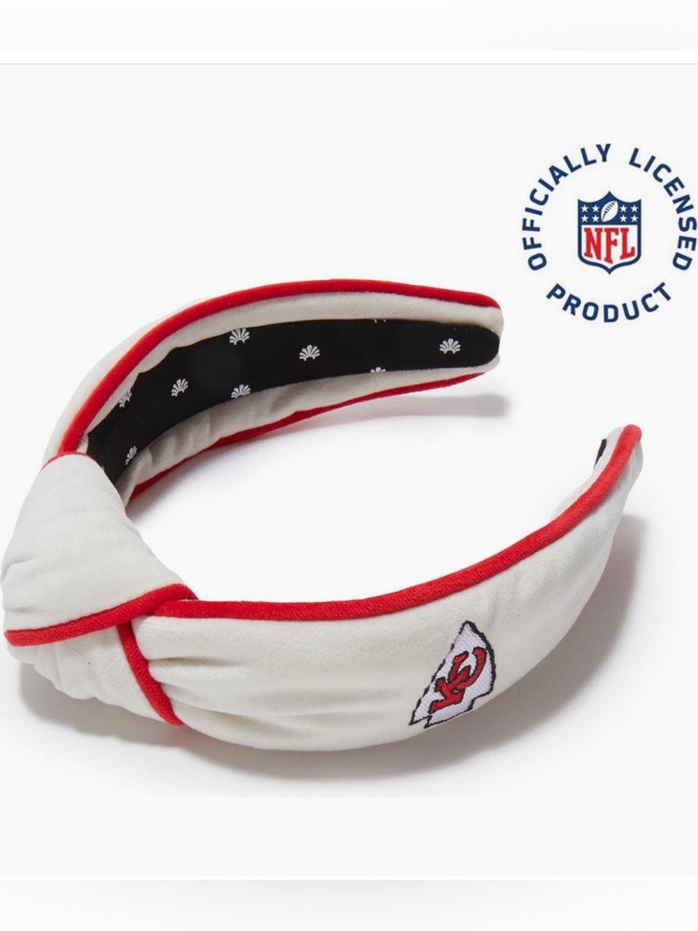 NEW Lele Sadoughi x NFL Kansas City Chiefs Knotted Headband